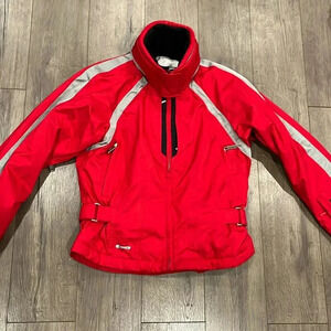 [US8]Spyder XTL WMN Ski/ Snowboarding Red Thinsulate Liteloft Hidden Hood 10km